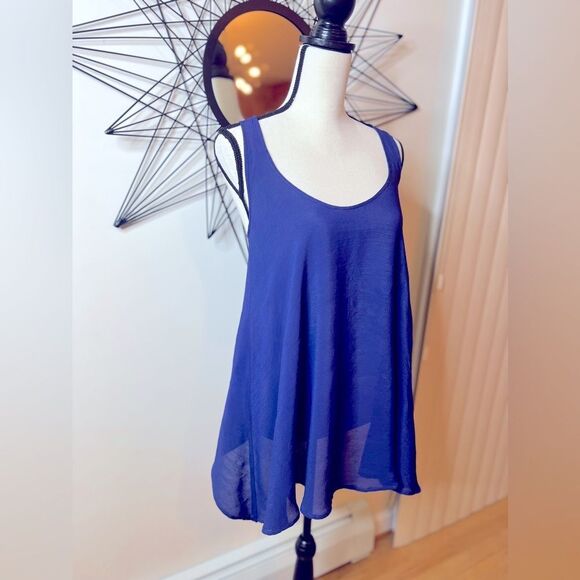 Woman’s Blue ASOS Top Size 6 - Picture 3 of 5